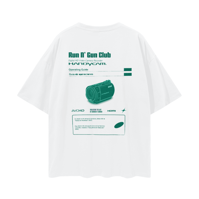 "RUN N GUN" Oversize Tee